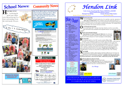 Arts Newsletter - Hendon Primary School