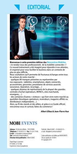 Guide 2014 - Rencontres Mobiles