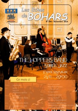 Echos novembre 2014