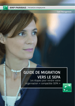 guide de migration vers le sepa - BNP Paribas Entreprises et PME