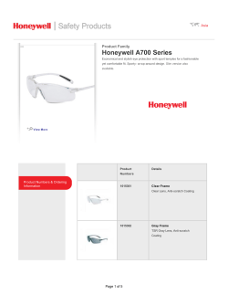 Honeywell A700 Series