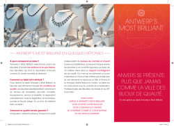 anvers se présente plus que jamais comme la ville des bijoux de