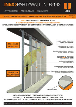 INEX PARTYWALL&trade; NLB
