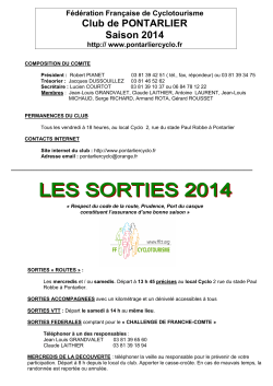 Programme 2014