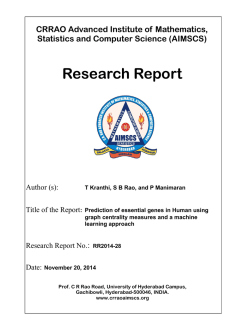 Download - Advanced Institute of Mathematics, Statistics and