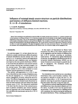 Influence of external steady source structure on particle