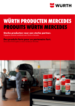 Würth producten Mercedes produits Würth Mercedes