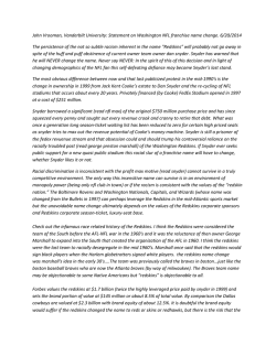 John Vrooman, Vanderbilt University: Statement on Washington NFL