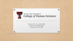 Human Sciences - Undergraduate Admissions