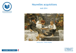 acquisitions aout 2014