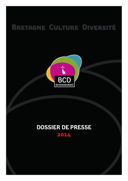 dossier de pr&eacute;sentation de bcd