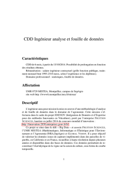 CDD-CMI - AgroTIC