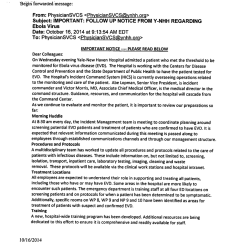 IMPORTANT: FOLLOW UP NOTICE FROM Y-NHH