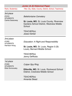 Senior and Junior Awards, 2014