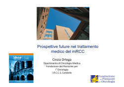 Prospettive future nel trattamento medico del mRCC