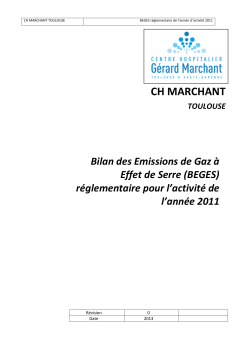 Rapport_CH MARCHANT 2011_beges_sante version mai 2014