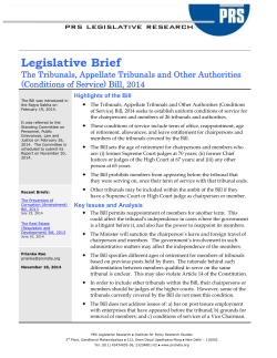 Legislative Brief