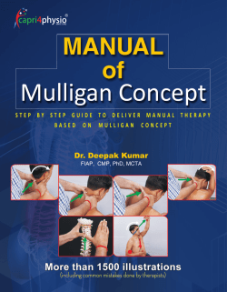 look inside the book! - Capri Institute of Manual Therapy