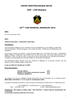 Brochure 2015