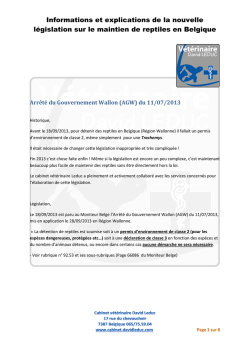 Informations et explications de la nouvelle l&eacute;gislation