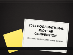 2014 POGS NATIONAL MIDYEAR CONVENTION