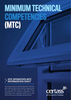 Certas MTC Info Sheet