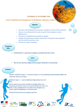 Programme - Les r&eacute;seaux de sant&eacute; de Mayotte