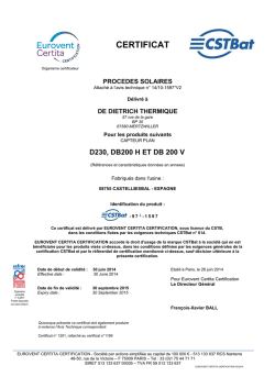 Voir le certificat