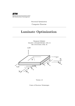 Laminate Optimization