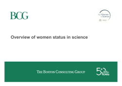 Download / Overview of women status in science