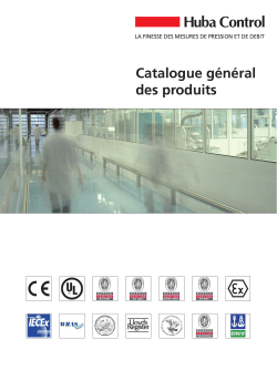 Catalogue général des produits Catalogue général