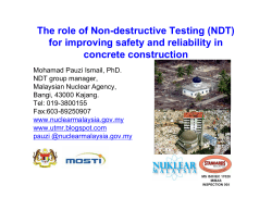 Introduction to NDT concrete