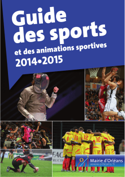 Guide des sports 2014
