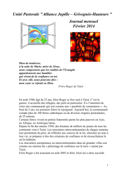 Je viens mon fr&egrave;re