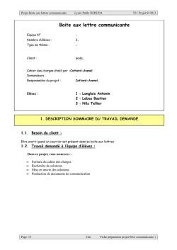 Fiche pr&eacute;paration projet BAL communicante 1
