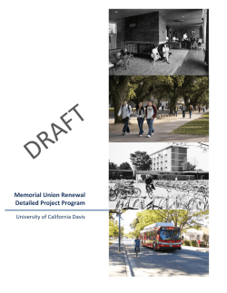 Detailed Project Program - Design and Construction Management