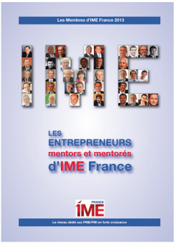 Annuaire IME France 2013