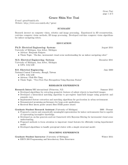 Grace Shin-Yee Tsai - Electrical Engineering and Computer Science