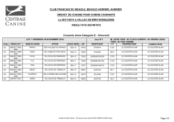 Brevet de chasse pour chiens courants