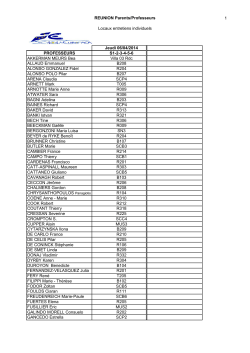 liste enseignants 6 Mars 2014