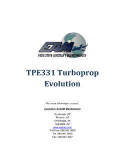 TPE331 Turboprop Evolution