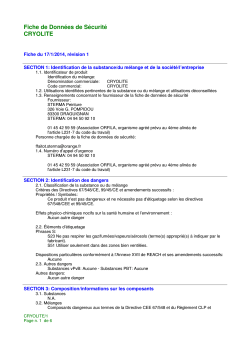 SDS Reg_453_2010 (Atp 3) (CRYOLITE,v1_0,fr)