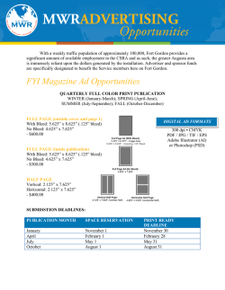 Download Advertising Packet - Fort Gordon Family and MWR