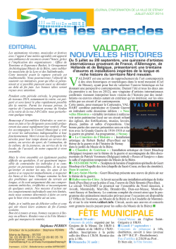 Juillet/Ao&ucirc;t 2014 - R&eacute;seau des Communes