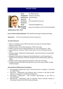 Dr. M. K. Rai