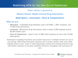 Download Slides - Medi-Span