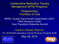 Collaborative Transition Of Medication Care Part 2