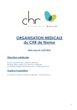 Organigramme médical (PDF)