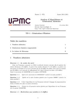 Feuille de TD 1