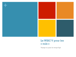 Le WISC V pour les « nuls »